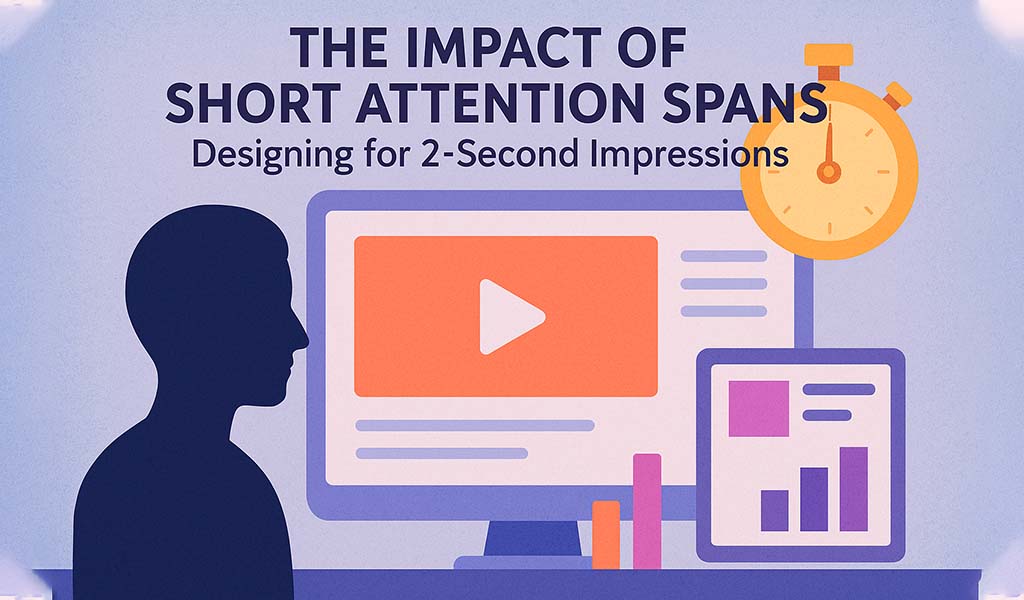 The Impact of Short Attention Spans: Designing for 2-Second Impressions