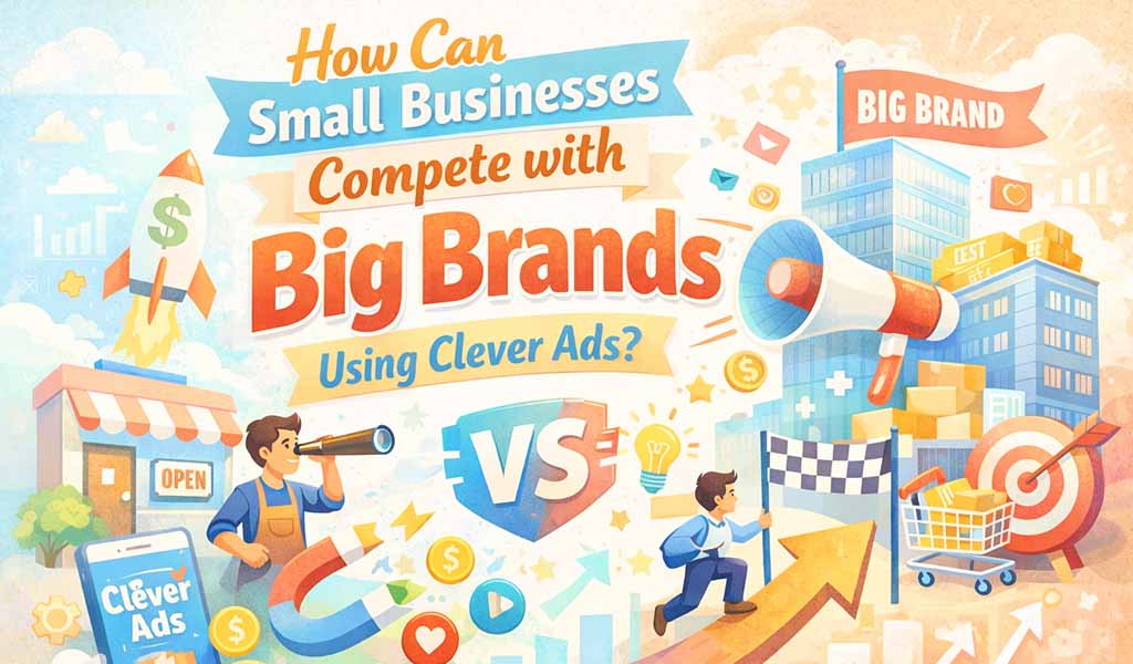 How Can Small Businesses Compete with Big Brands Using Clever Ads?