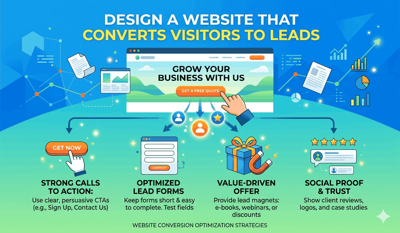 How to Design a Website That Converts Visitors into Leads Instantly